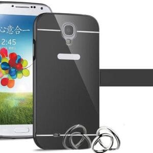 Samsung Galaxy S4 - Črn elegantni aluminijast zrcalni ovitek
