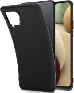 Samsung Galaxy A22 silikonski ovitek - črn