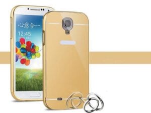 Samsung Galaxy S4 - Zlat elegantni aluminijast zrcalni ovitek