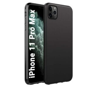 iPhone 11 Pro Max silikonski ovitek - črn