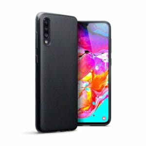 Samsung Galaxy A70 / A70s silikonski ovitek - črn