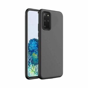 Samsung Galaxy S20+ silikonski ovitek - črn