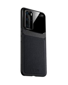 Ovitek za Samsung Galaxy S20 - usnjen "Grained Leather Shell" - črn