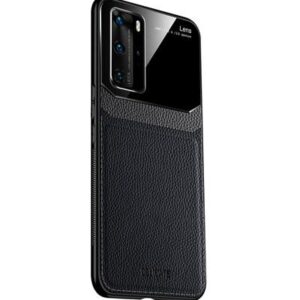 Ovitek za Samsung Galaxy S20 - usnjen "Grained Leather Shell" - črn
