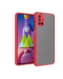 Ovitek za Samsung Galaxy S21 "TPU Bumper" rdeč