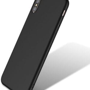 iPhone XS Max silikonski ovitek - črn