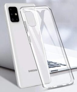 Samsung Galaxy A71 silikonski ovitek - prozoren