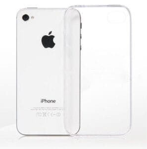 iPhone 4/4S silikonski ovitek - prozoren