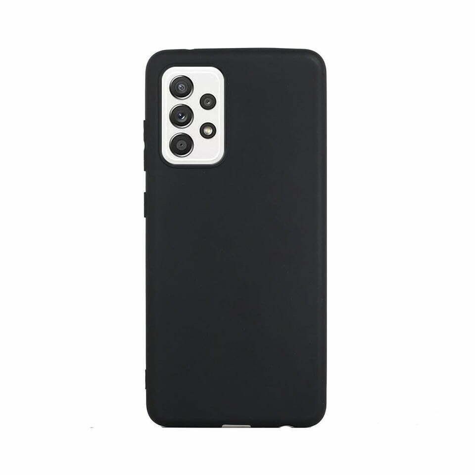 Samsung Galaxy A53 silikonski ovitek - črn soft matt