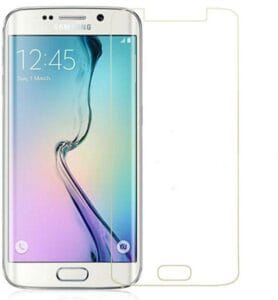 Samsung Galaxy S6 edge zaščitno steklo prekrije ravni del ekrana