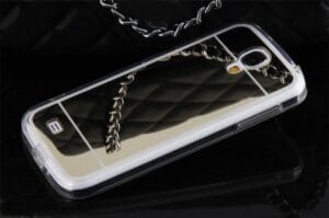 Samsung Galaxy S4 ovitek ZRCALO - zlat