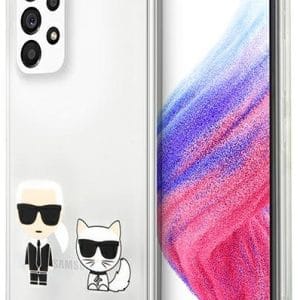 Karl Lagerfeld KLHCA53CKTR Samsung Galaxy A33 5G hardcase white Transparent Karl & Choupette