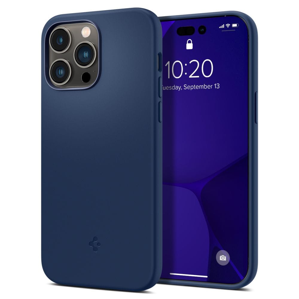 Spigen Silicone Fit Mag MagSafe Apple iPhone 14 Pro Max Navy Blue