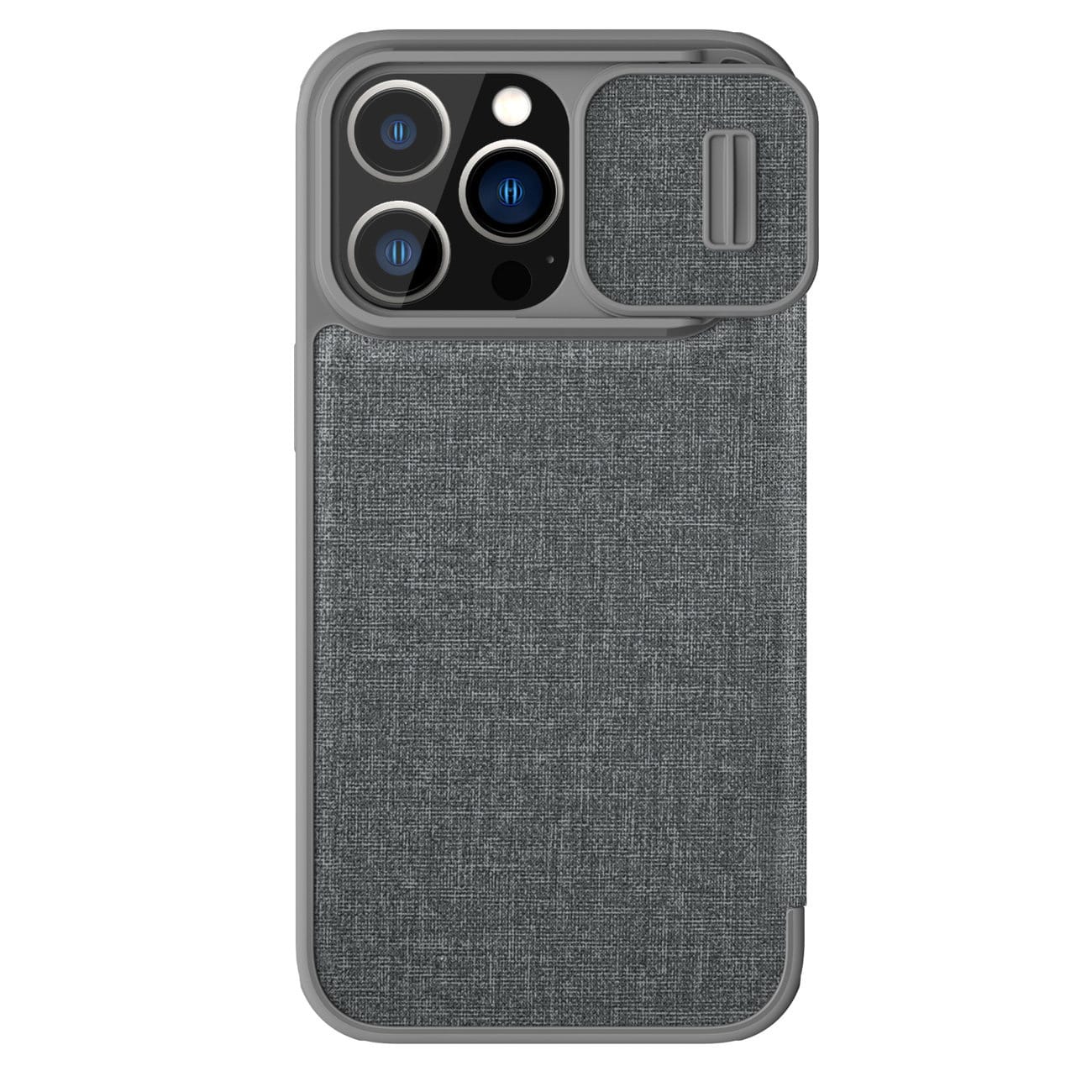 Nillkin Qin Cloth Pro Apple iPhone 13 Pro Max gray - slika 2