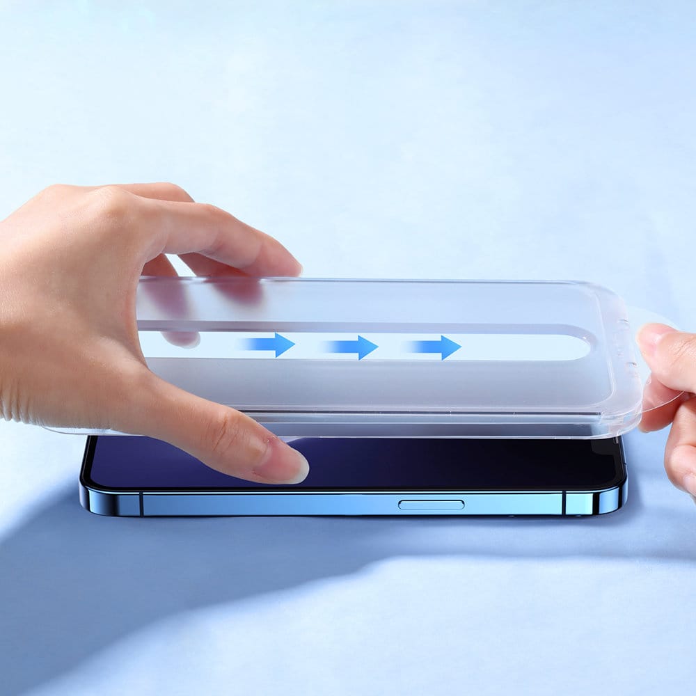 Joyroom Easy Fit Glass Full Screen Apple iPhone 14 Pro Max installation frame (JR-DH12) - slika 3