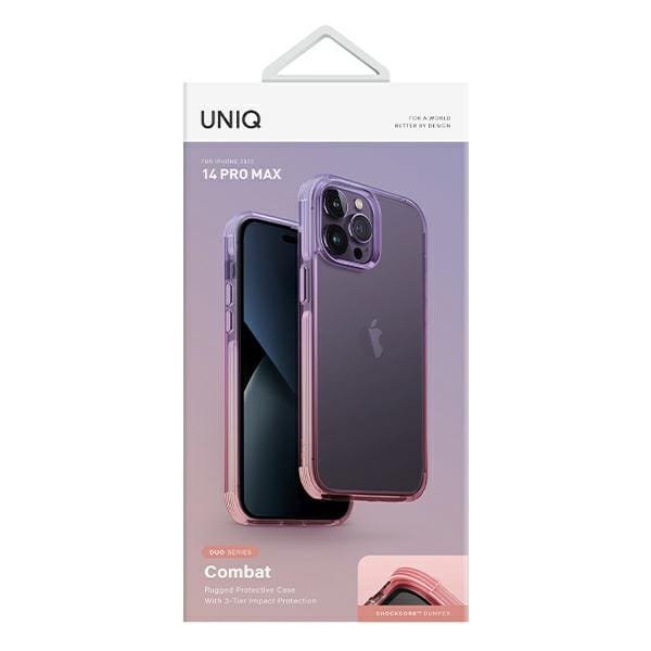 UNIQ Combat Duo Apple iPhone 14 Pro Max lilac lavender-pink - slika 2