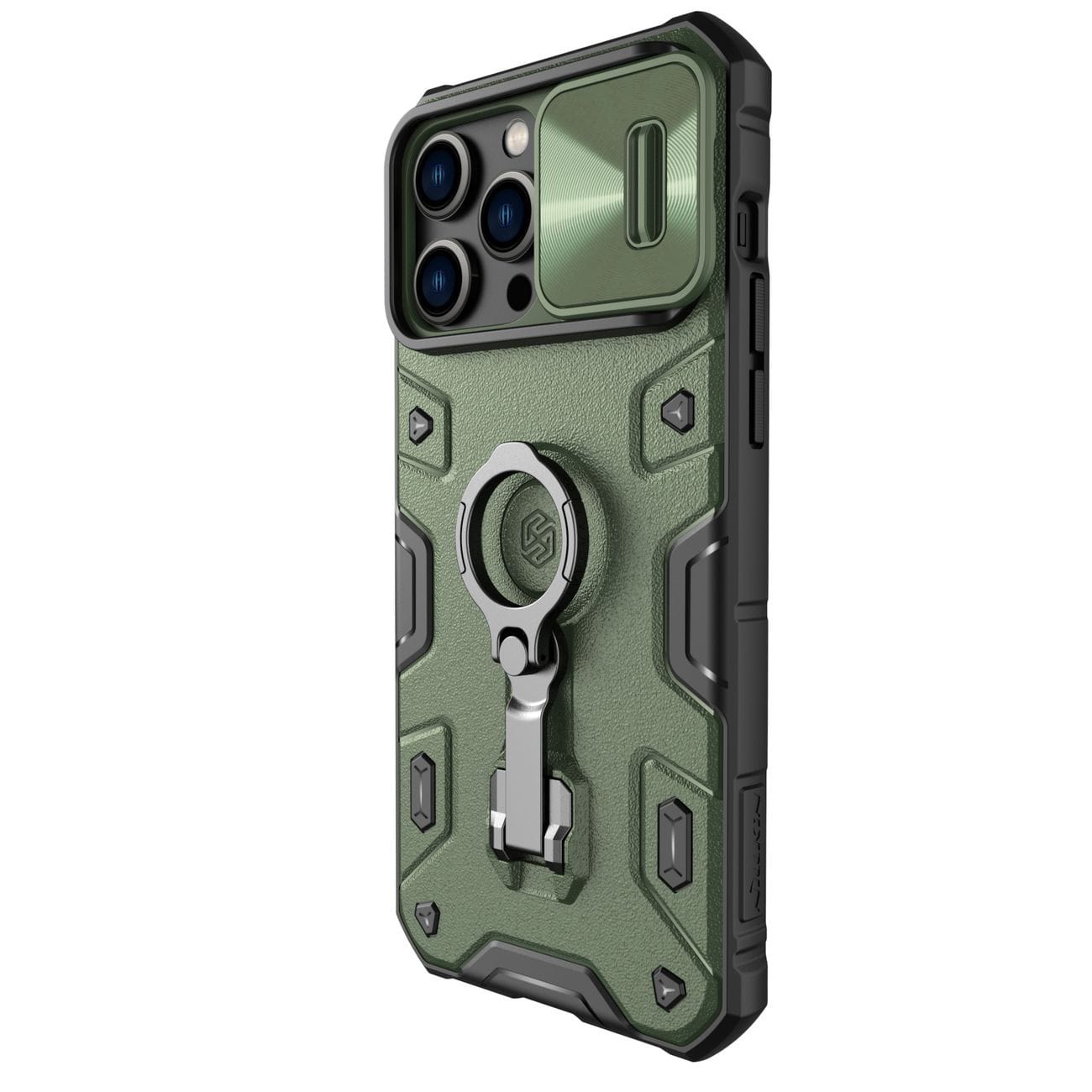 Nillkin CamShield Armor Pro Magnetic MagSafe Apple iPhone 14 Pro Max dark green - slika 2