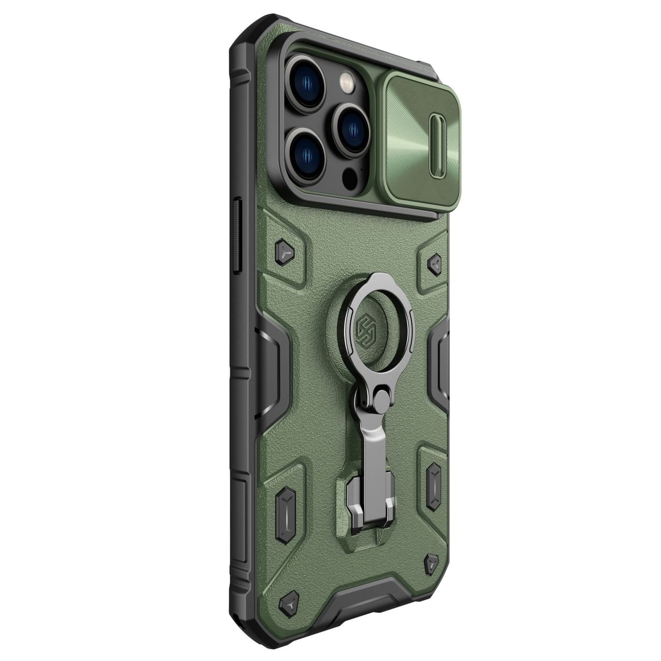 Nillkin CamShield Armor Pro Magnetic MagSafe Apple iPhone 14 Pro Max dark green - slika 3