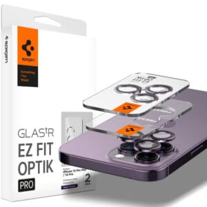 Spigen Optik.tr ez Fit Camera Protector Apple iPhone 14 Pro/14 Pro Max Deep Purple [2 PACK]