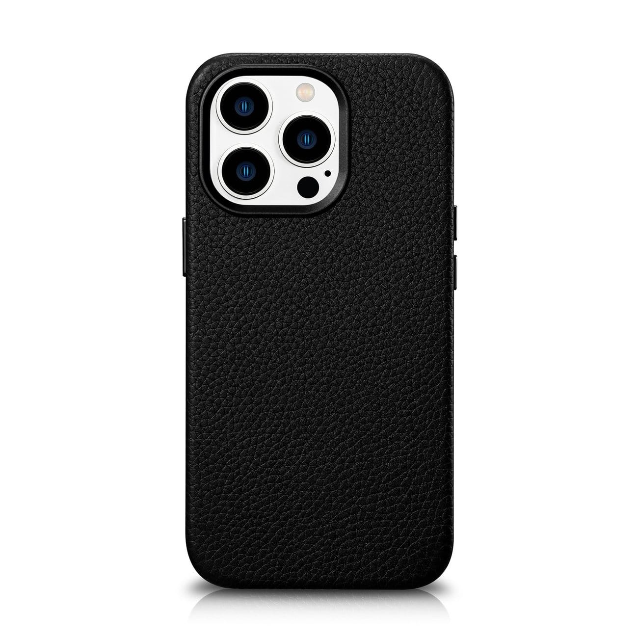 iCarer Litchi Premium Leather MagSafe Apple iPhone 14 Pro Max black