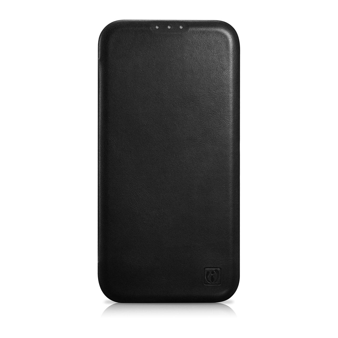 iCarer CE Oil Wax Premium Leather Folio MagSafe Apple iPhone 14 Pro Max black - slika 2